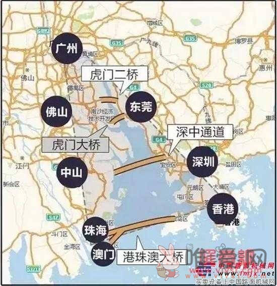 粤港澳交通规划图，粤港澳大湾区概念股一览