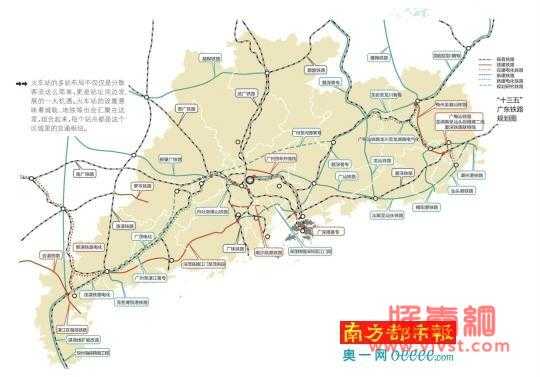 粤港澳交通规划图，粤港澳大湾区概念股一览