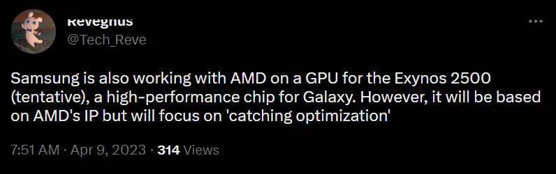 网传三星正秘密开发新一代Exynos 2500芯片？将搭载自研的GPU！